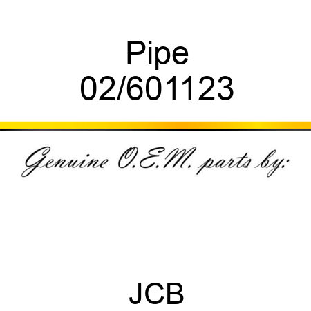 Pipe 02/601123