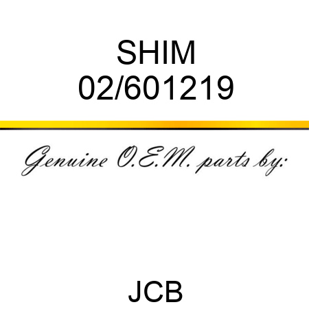 SHIM 02/601219