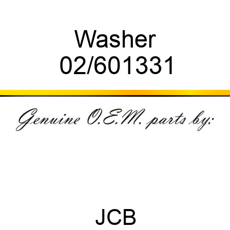 Washer 02/601331