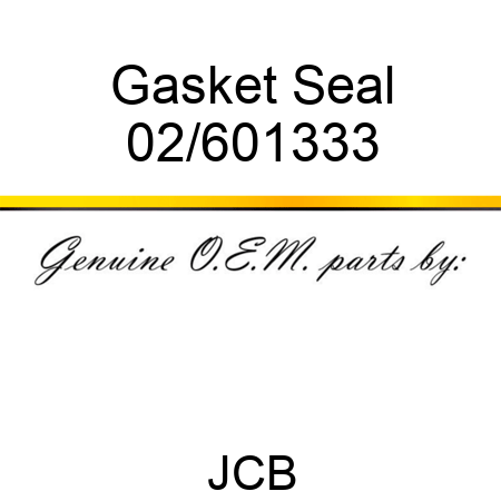 Gasket Seal 02/601333