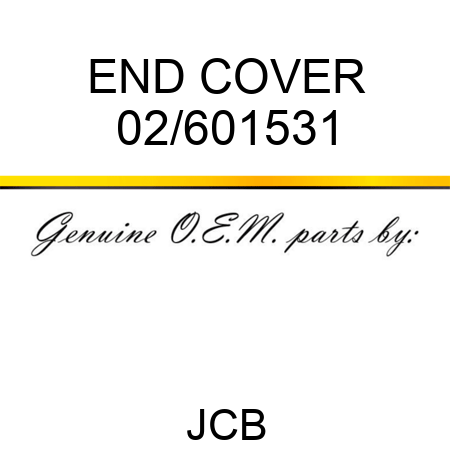 END COVER 02/601531