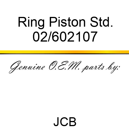 Ring Piston Std. 02/602107