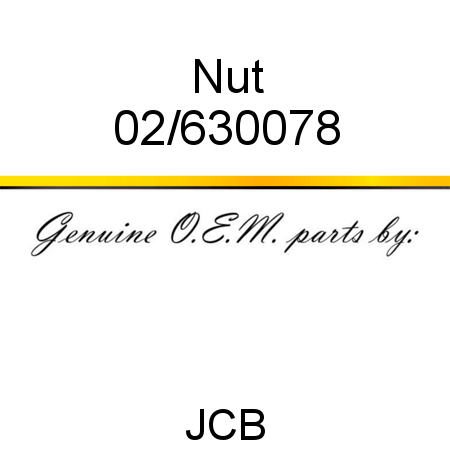 Nut 02/630078