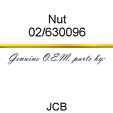 Nut 02/630096