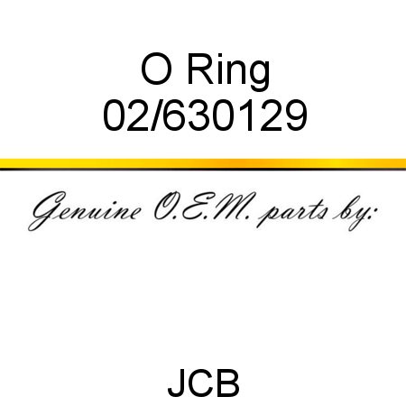 O Ring 02/630129