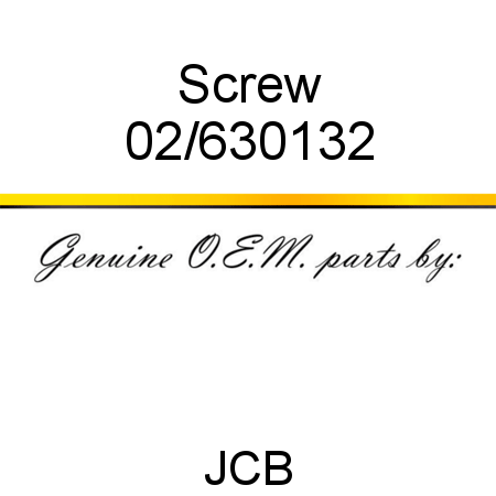 Screw 02/630132