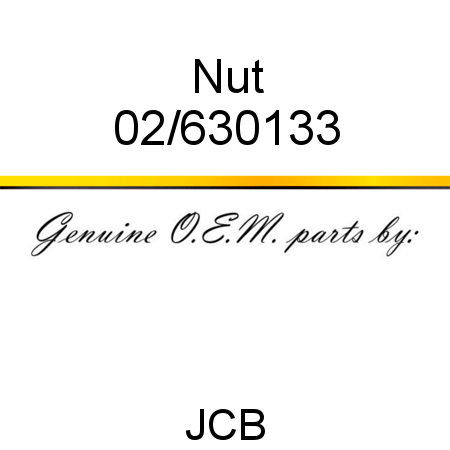 Nut 02/630133