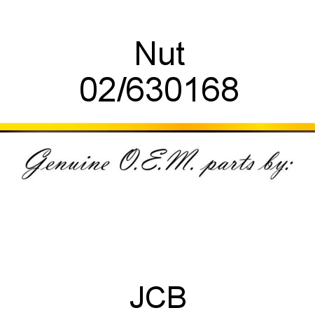 Nut 02/630168