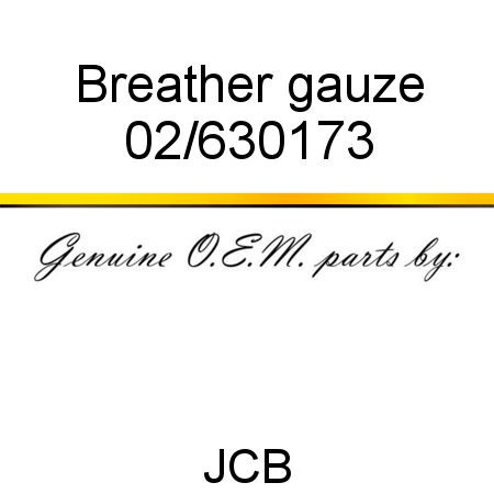 Breather, gauze 02/630173
