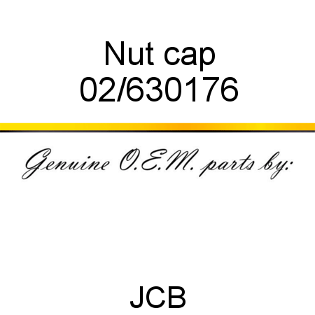 Nut, cap 02/630176