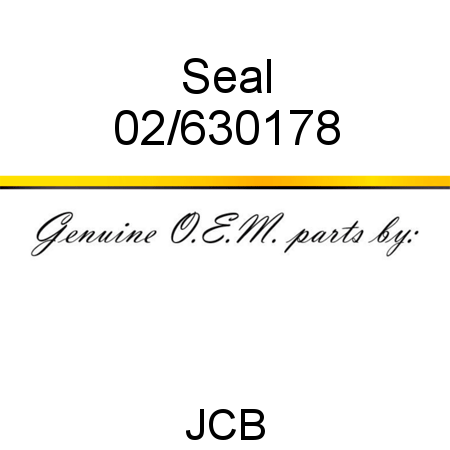 Seal 02/630178