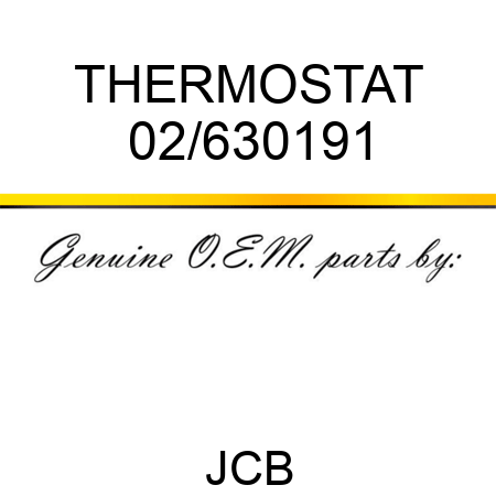 THERMOSTAT 02/630191