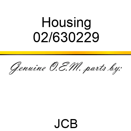 Housing 02/630229