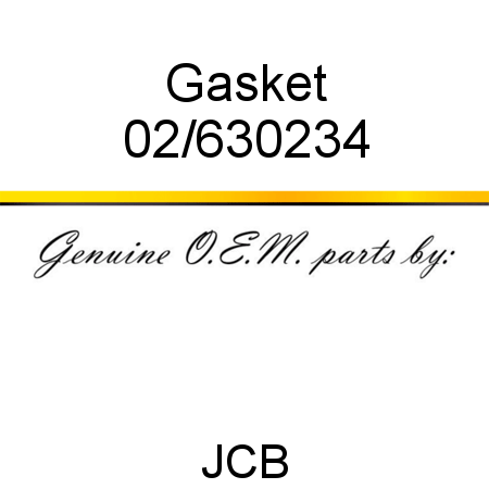 Gasket 02/630234