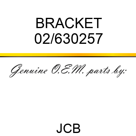 BRACKET 02/630257