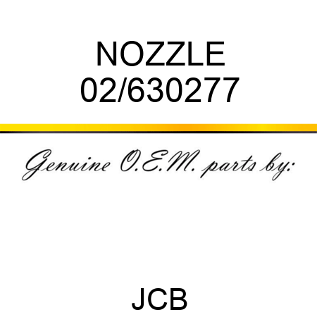 NOZZLE 02/630277