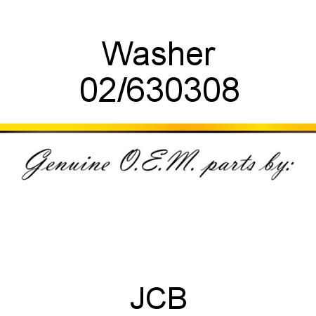 Washer 02/630308