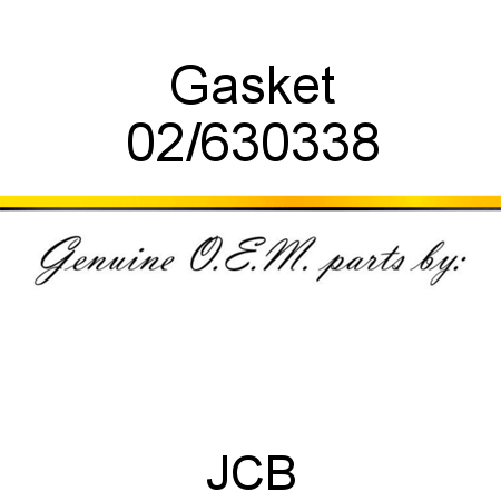 Gasket 02/630338