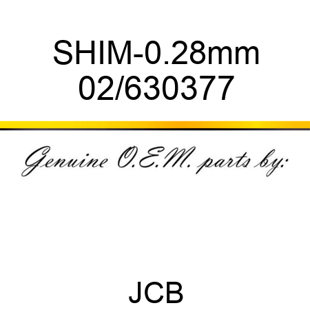 SHIM-0.28mm 02/630377