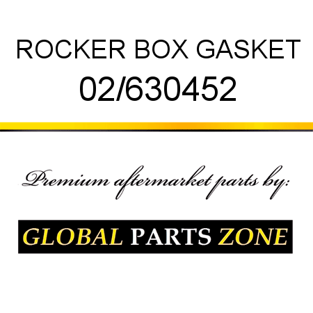 ROCKER BOX GASKET 02/630452