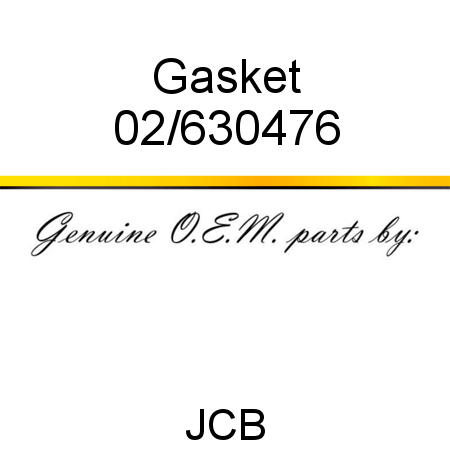 Gasket 02/630476