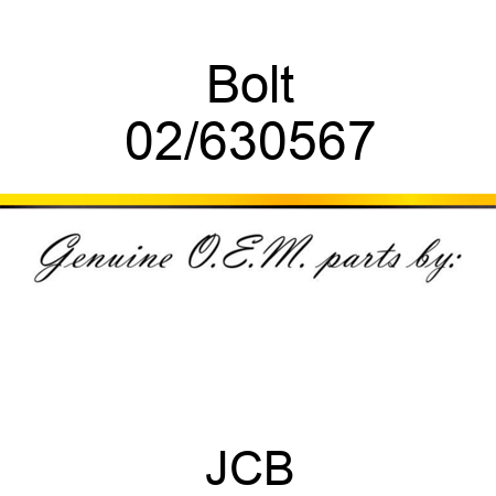 Bolt 02/630567