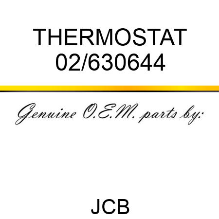 THERMOSTAT 02/630644