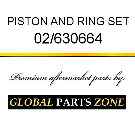 PISTON AND RING SET 02/630664