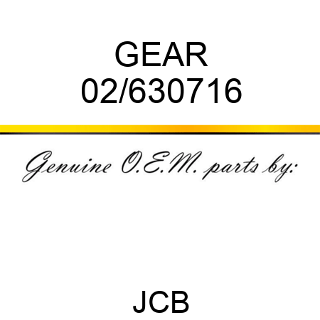 GEAR 02/630716