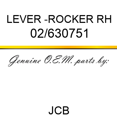 LEVER -ROCKER RH 02/630751