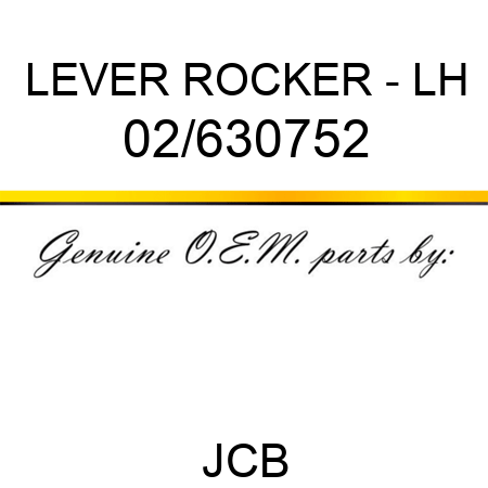 LEVER ROCKER - LH 02/630752