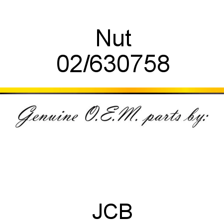 Nut 02/630758