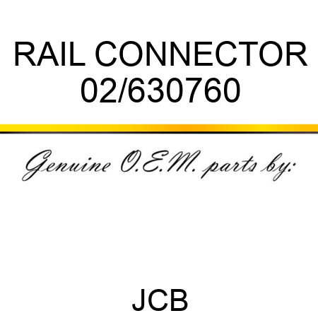 RAIL CONNECTOR 02/630760