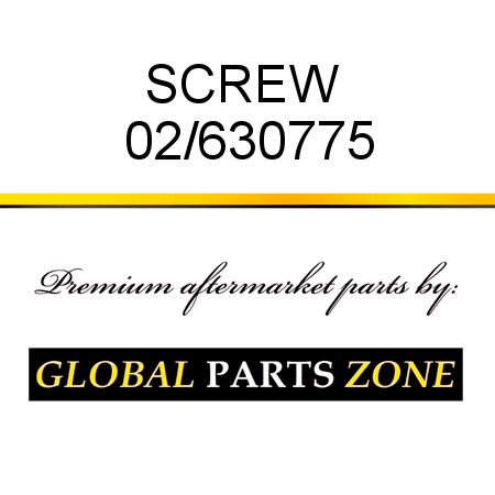 SCREW  02/630775