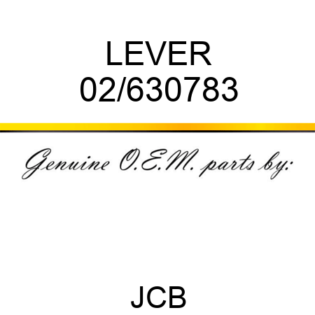 LEVER 02/630783