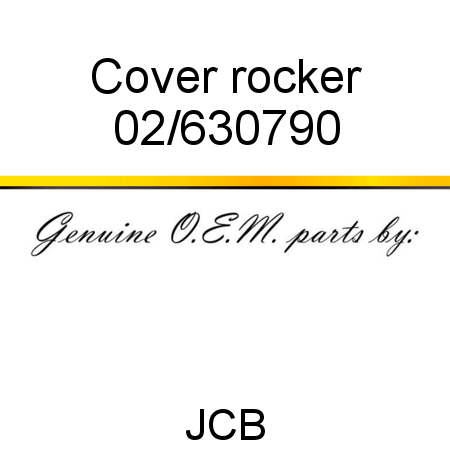 Cover, rocker 02/630790