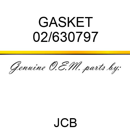 GASKET 02/630797