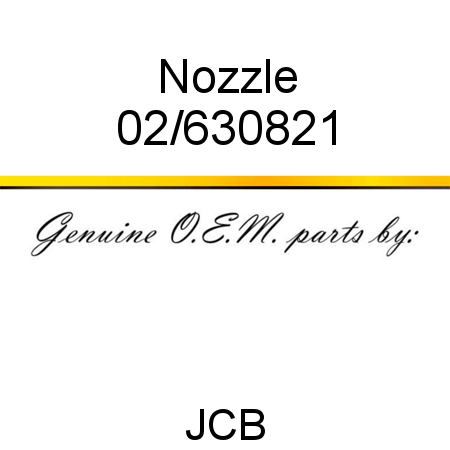 Nozzle 02/630821