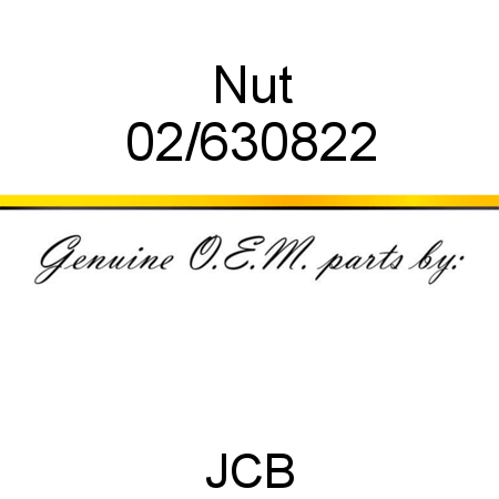 Nut 02/630822