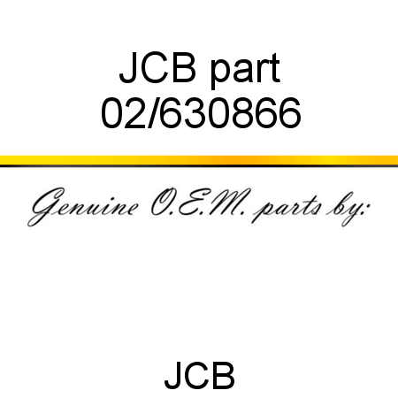 JCB part 02/630866