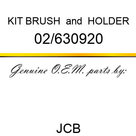 KIT BRUSH & HOLDER 02/630920