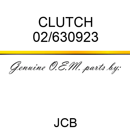 CLUTCH 02/630923