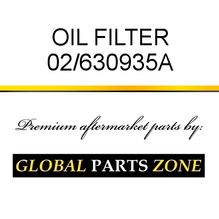 OIL FILTER 02/630935A