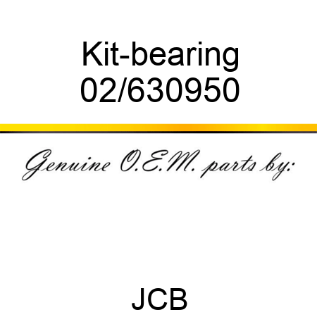 Kit-bearing 02/630950