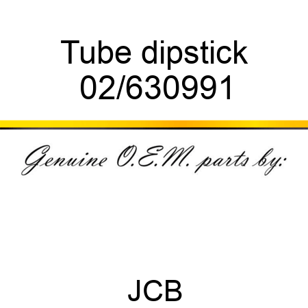 Tube dipstick 02/630991