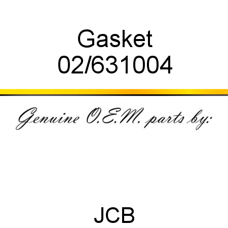 Gasket 02/631004