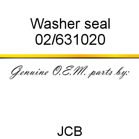 Washer, seal 02/631020
