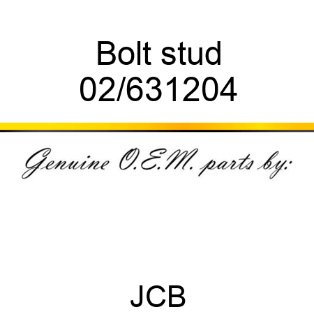 Bolt stud 02/631204