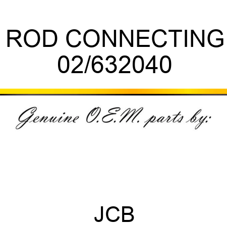 ROD CONNECTING 02/632040