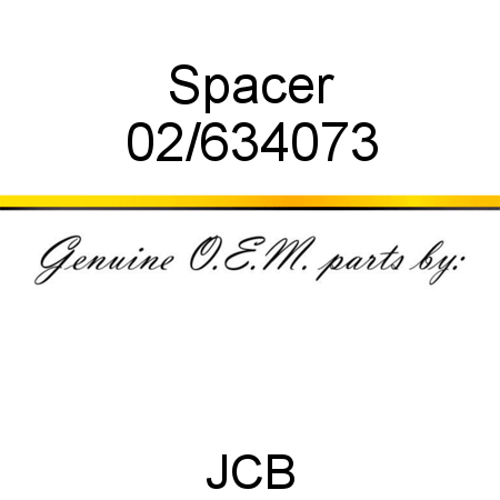 Spacer 02/634073
